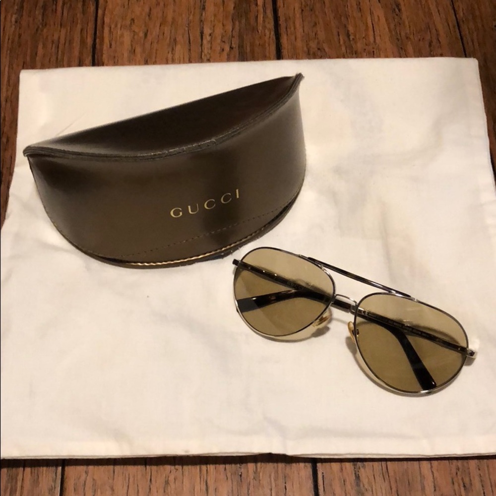 Gucci 1905/S 3YGVF Aviator Sunglasses
